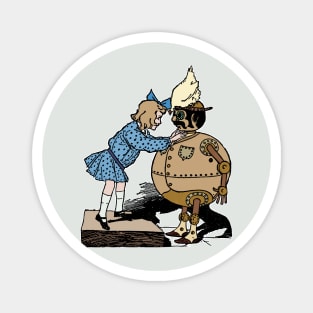 Dorothy and the Copper Man Magnet